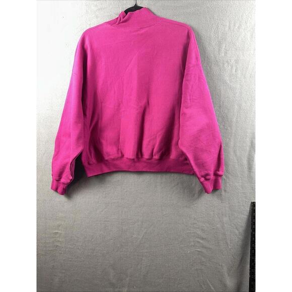 Vtg Champion Reverse Weave Sweatshirt Sweater Magenta Pink Made in USA L - Picture 8 of 9